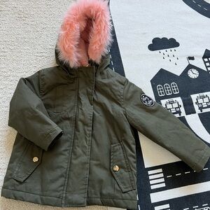 Steve Madden Girls’ Winter Parka Coat - Size 18M